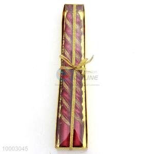 2pc red-yellow Festival <em>candles</em>