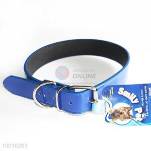Wholesale Fashion Blue PU <em>Dog</em> <em>Collar</em>/<em>Dog</em> Leashes