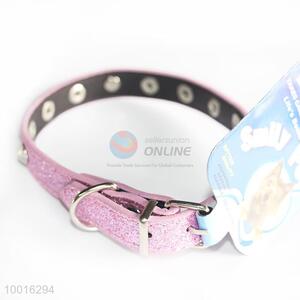 Wholesale Pink PU <em>Dog</em> <em>Collar</em>/<em>Dog</em> Leashes