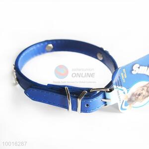 Wholesale Cheap Blue PU <em>Dog</em> <em>Collar</em>/<em>Dog</em> Leashes