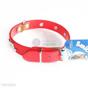Wholesale Fashion Red PU <em>Dog</em> <em>Collar</em>/<em>Dog</em> Leashes
