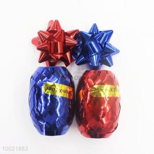Top Sale Holiday Gift PET/PP Laminated Finishing Pull Flower <em>Ribbon</em> 6 Ribbons and 2 Eggs