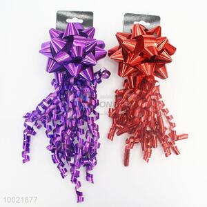 Top Sale Holiday Gift PET/PP Laminated Finishing Pull Flower Ribbon 1 Ribbon and Curly Bow