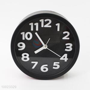 Black Round Promotional Cheap Gift Alarm Clock, with Waker Function