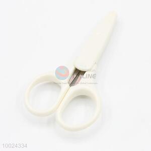 White Color Cover Head Stainless Steel <em>Eyebrow</em> <em>Scissors</em>