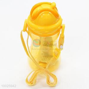 High Quality Transparency Sports 420ML Bottle With Straw And Strap