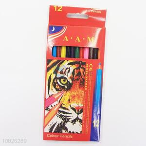 Promotional 12Pieces/Set Colorful Pencils for Students