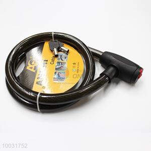Black bike lock/tricycle wire lock with dust cap