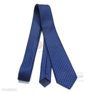 Wholesale high-end blue polyester printing silk ties for men