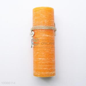 Long Wax Pillar Candle With A Key