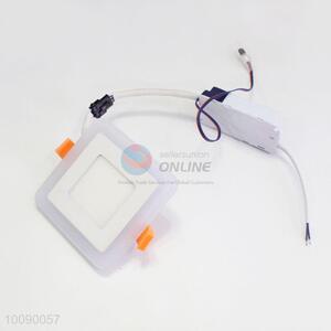 Household white/green double color synchronization led panel lamp square light