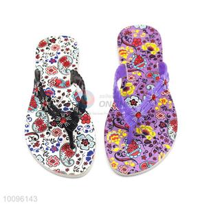 Made in china lady plastic breathable flip flops