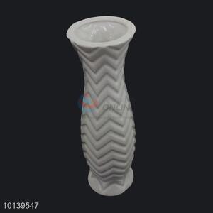Low price white ceramic flower vase