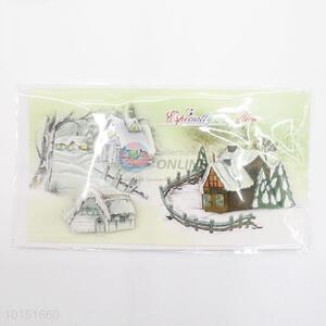 Promotional New year&Christmas paper greeting cards/gift cards