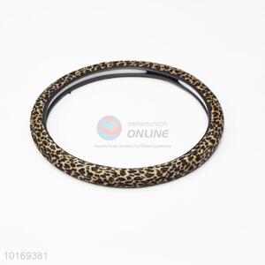 Sexy lady leopard printed soft plush <em>car</em> <em>steering</em> <em>wheel</em> <em>cover</em>