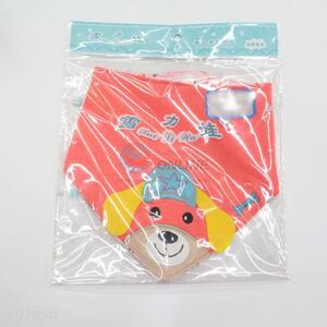 China factory lovely dog Infant Triangle Drool Bandana Baby Bib