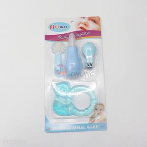 Eco-Friendly silicone baby teether with <em>nail</em> <em>scissors</em> <em>set</em>