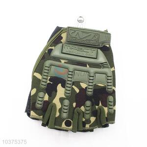 Hot selling men camouflage motorcycle half-finger gloves