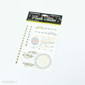 Factory sales metallic temporary tattoo fake tattoo
