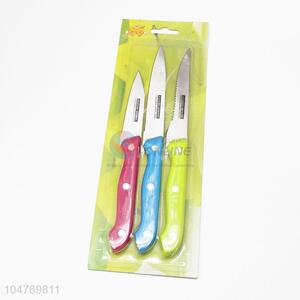 Factory Direct Colorful Handle Bread Chef Knives Slicing Utility Paring Knife