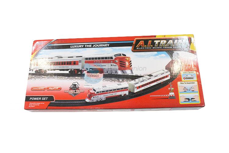 Factory sales kids electric train track toy