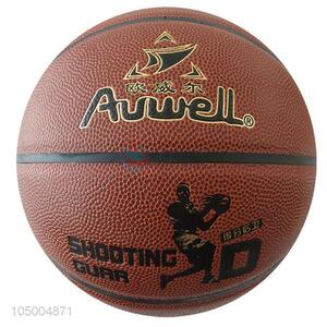 Promotional standard size 7 pu basketball