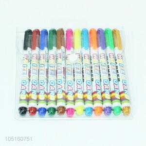 12Pcs/Set Colorful Erasable Whiteboard Marker Pen