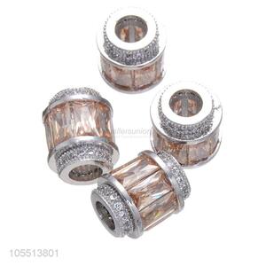 Latest Diamond Bracelet Chram Bangle Beads Hole Spacer Bead