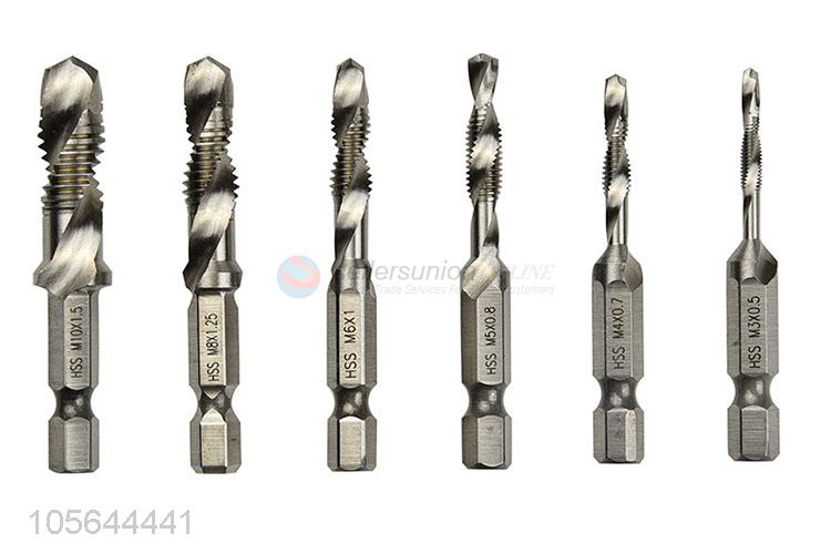Latest Combined Tap And Drill Bit Set Spiral Flute Screw Tap