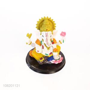New Product Handmade Hand Painted Indian Home Decorative Gift Item Resin Idol Of Ganesha
