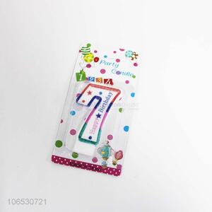 Hot Selling Colorful Number Candle Party Decoration