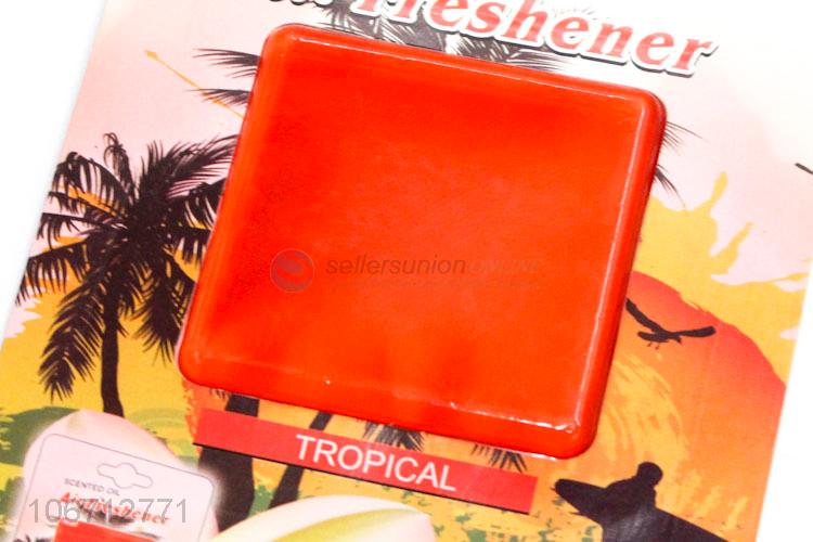 Excellent quality scented oil car air freshener tropical
