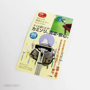 Good quality washroom razor storage holder with suction cup