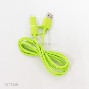 Premium quality 2 in 1 dual port <em>usb</em> charger cable ubs <em>data</em> <em>line</em>