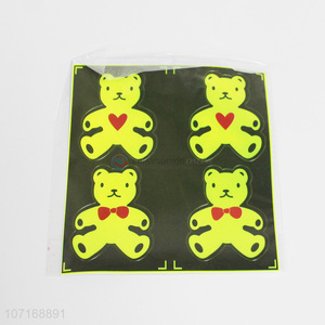 High Quality High Light Fluorescent Bicycle Wheel Rim Stickers Reflective Decal Sticker