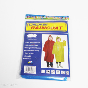 Best Sale Colorful Waterproof Raincoat For Children