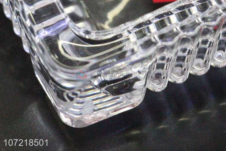 Wholesale Square Glass Cigar Ashtray Custom Glass Ashtray