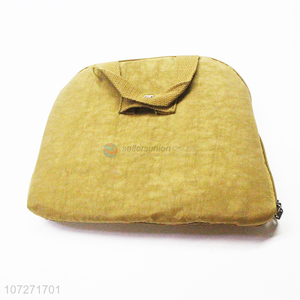 Popular products foldable shopping bag resuable washed cloth backpack