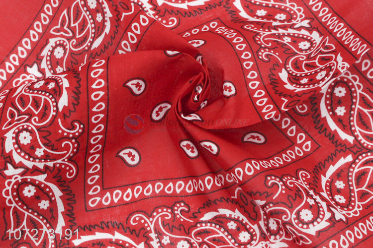 Good market fashion cotton bandana custom print square bandana