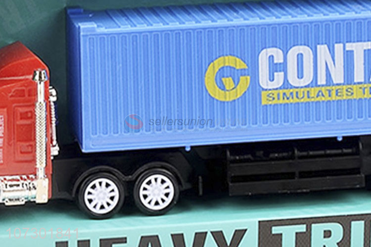 Latest Style Kids Funny Toys Inertial Heavy Trailer Friction Truck Toy