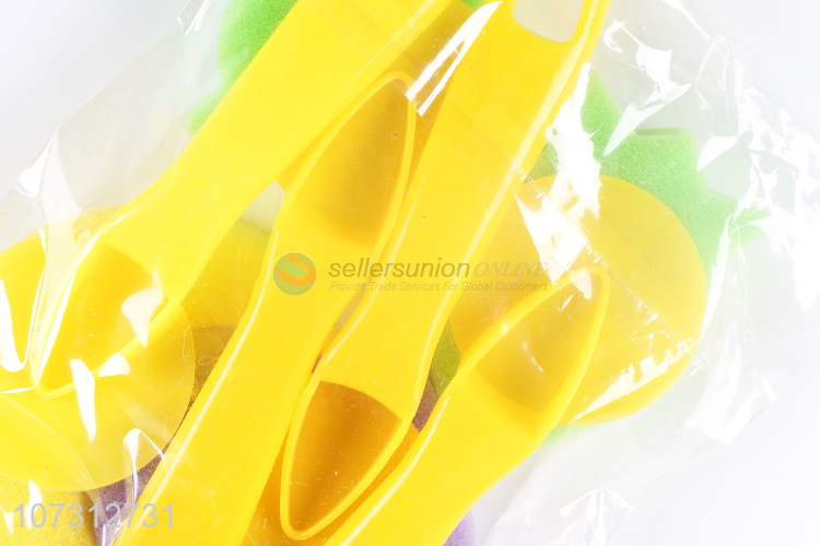 Hot selling children DIY sponge painting roller sponge brush