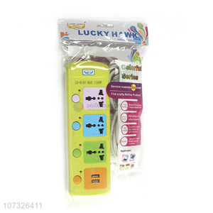Popular products 3 pin electrical switch socket outlet with 2 usb ports