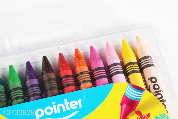 Best Price 12 Colours Crayons Cheap Colour Pen