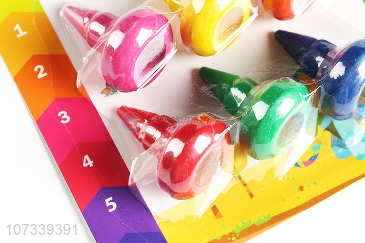 Delicate Design 6 Colours Personalized Crayon Set