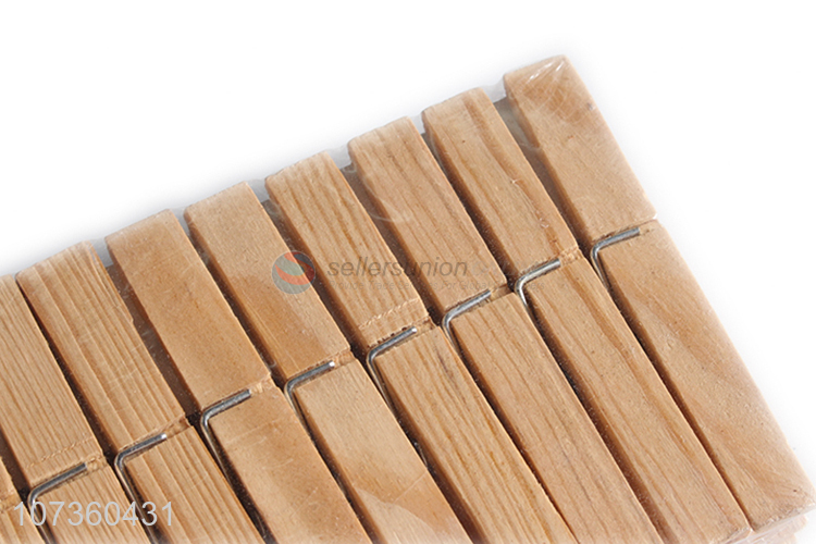 Wholesale Unique Design Eco-Friendly Brich Laundry Wooden Clothes Pins