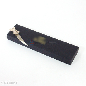 Factory direct sale jewelry gift <em>box</em> necklace <em>packing</em> <em>box</em> with ribbon
