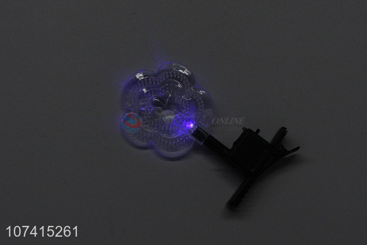 Factory Price Led Glowing Hairpin Flashing Hair Clip Toy For Kids