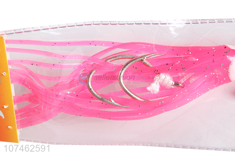New Design 80G Lead Fish Sea Fishing Metal Jig Lures With Artificial Octopus