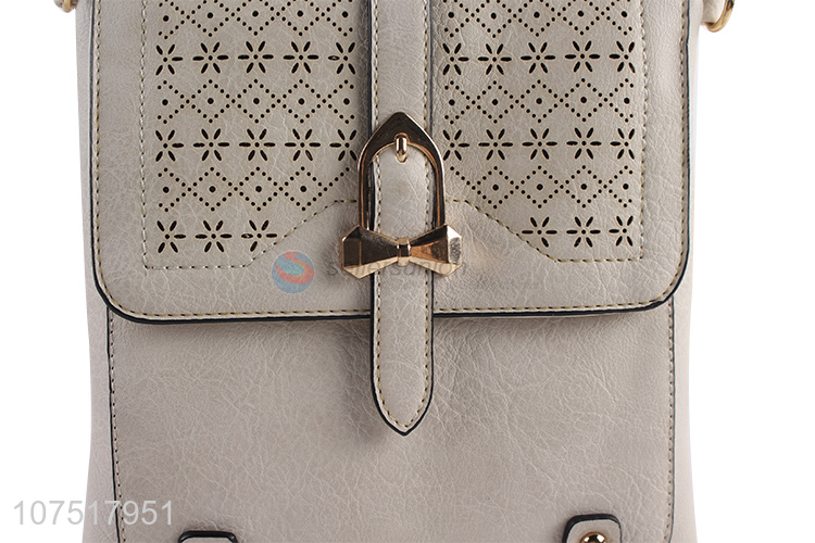 Good Quality PU Leather Single Shoulder Bag With Zipper