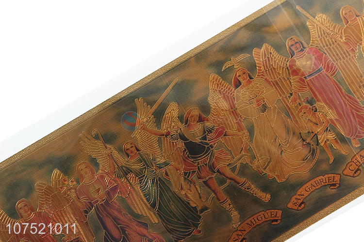New products angel images fake money gold foil banknote for souvenir